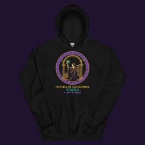 Hypatia Library & Stars Hoodie