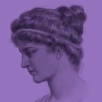 Portrait of Hypatia of Alexandria by Jules Maurice Gaspard, 1908