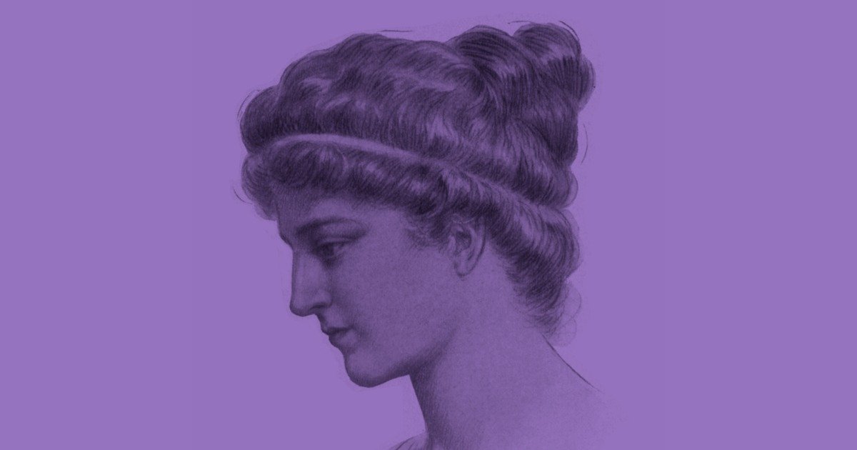 Portrait of Hypatia of Alexandria by Jules Maurice Gaspard, 1908