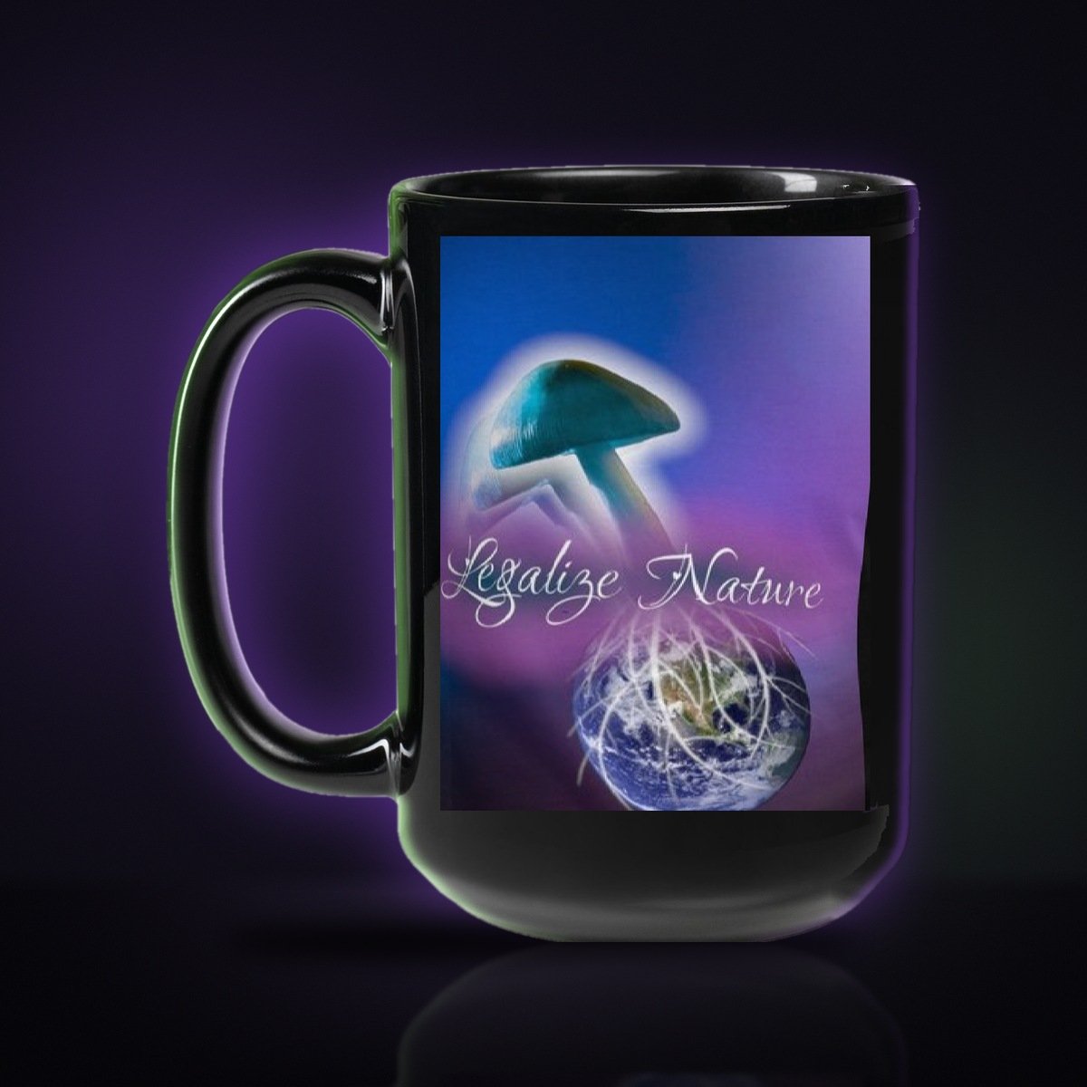 Black Glossy Mug