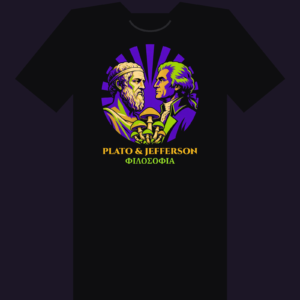 Plato & Jefferson Philosophy Organic Cotton Tee